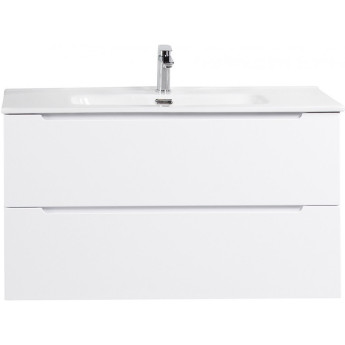 Тумба Bianco Lucido 100 см BELBAGNO ETNA ETNA100BL-KEPMGL-1084-SET